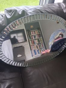 Beautiful glass mirror