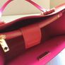 Kate Spade Small Elodie Arbour Hill Leather Satchel Bag in Red (exterior) and pink (interior) Image 3