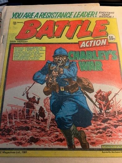Battle Action 1981 UK Vintage Comics IPC