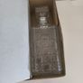 Vintage Luminarc Damier 7 Piece Whisky Decanter Set  Made in France Boxed Image 3