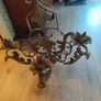 Amazing Wrought Iron Vintage Antique Candleabra Image 3