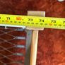 Vintage Mid Century Wooden Single Bed Frame with Metal Spring Base Image 2