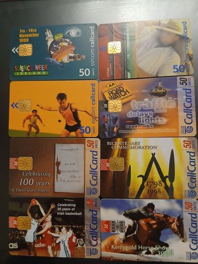 38 different high denomination callcards