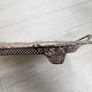 Ornate Vintage Serving Tray, Copper & Silver Tone Image 3