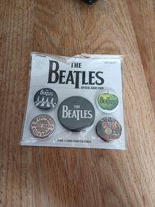 The Beatles official badge pack.