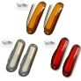 2pcs  LED Signal Light Strip, Red, Yellow, White Side Lights, Image 7