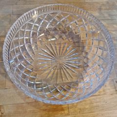 Large Vintage Waterford Crystal 10 inch Centerpiece Bowl Killeen Pattern Excellent Condition