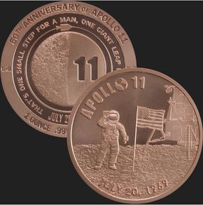 Apollo 11 - 50th Anniversary Coin