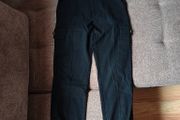QUIZ Black Cuffed Cargo pants, size 8