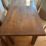 french oak dining table and chairs Image 3