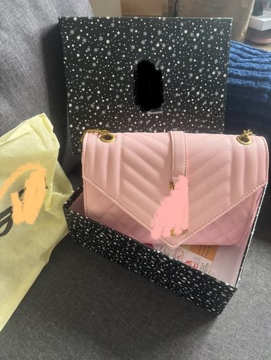 Luxury pink handbag