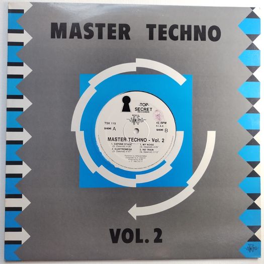 Master Techno - Volume 2 - Top Secret Records - ITALIAN Pressing - Quality Early 90s TECHNO!