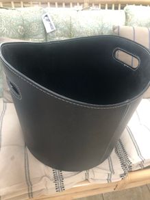 basket faux leather
