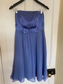 LK Bennnett mauve dress with bow