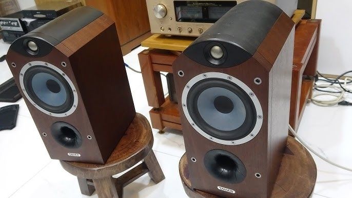Tannoy  Flagship Dimension Range Eyris one speakers solid walnut absolute stunning looking and sound to match