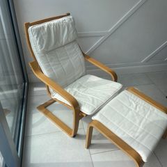 IKEA Chair and Footstool