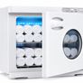 Hot Towel Warmer Cabinet 23L 2-Rack Spa Towel Heater with UV Lamp & Viewing Window Image 2