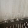 set of 4 brandy glasses ...made by Waterford crystal for Patrick  Guilbaud    all stamped on base Image 2