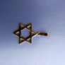 Vintage K&L 14ct rolled gold David Star earrings and pendant Image 5