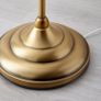 IKEA ARSTID Floor lamp, brass/white Image 4