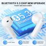 Wireless Earbuds, Headphones Bluetooth 5.3 with 4 mic ENC Call Noise Cancelling-G11PRO Image 2