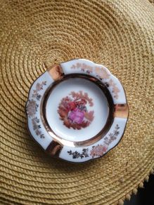 Limoges porcelain ashtray