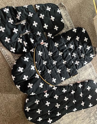 Pram accessories- footmuff set