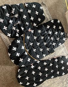Pram accessories- footmuff set