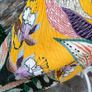 Stunning yellow floral plisse dress S M L Postage included Image 3