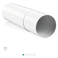 FANTRONIX 100mm Round Telescopic Wall Extension Sleeve Nested Pipes Exhaust & Supply Air Extractor Fan Ventilation 4 inch Round Duct Extendable Vent Tube