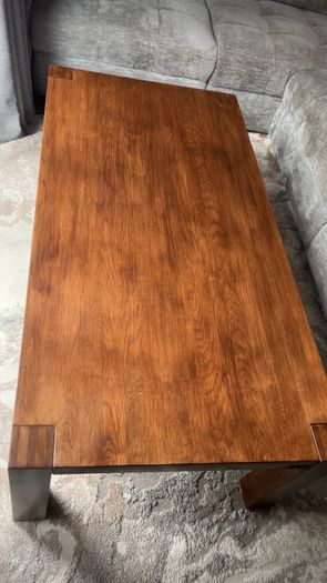 Heavy Solid Oak Coffee Table