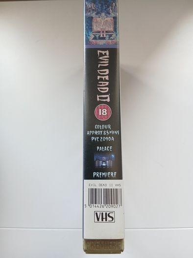 Evil Dead 2 Kiss Your Nerves Goodbye Film On Large Box Rental Version (Not Ex Rental)