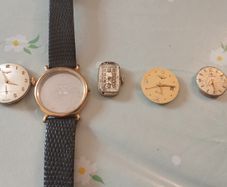Ladies Longines watch case band and movements