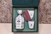 Pointers London Edinburgh Whisky Decanter And Cups Set St Andrews Golf Golfing Vintage