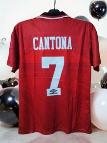 Man Utd (retro /cantona 7) Jersey , Size : Large