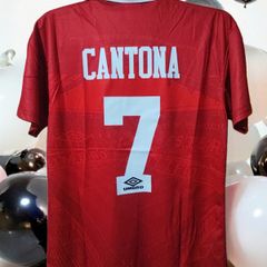 Man Utd (retro /cantona 7) Jersey , Size : Large