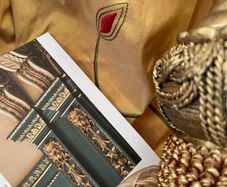 Beautiful Gold Interlined Silk Curtains 84"w x 97"d