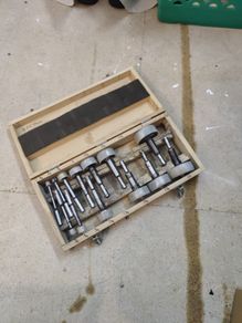 Forstner Bit Set - 15 pieces in timber box