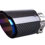 Car Exhaust Tip, carbon Fiber, Blued, 56-59mm Image 5