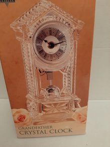 Crystal Clock large new in box FROM USA