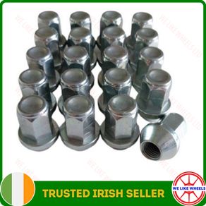 20 x Tapered M12 x 1.5  Wheel NUTS 17mm HEX (CC20) Delivery