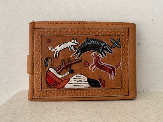 Vintage Leather Mexican Purse
