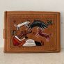 Vintage Leather Mexican Purse Image 2