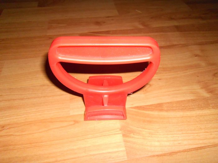 Red Shopping Bag Carrier Handle