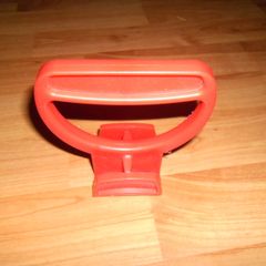 Red Shopping Bag Carrier Handle