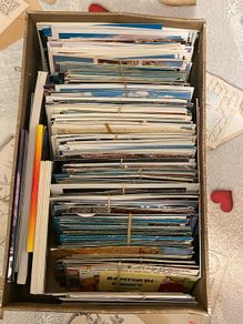 Large Shoebox full of Postcards