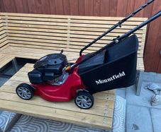 petrol lawnmower