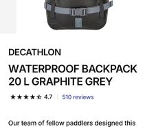 Waterproof backpack 20l
