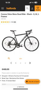 carrera zelos mens road bike