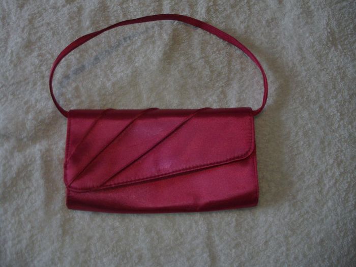 red handbag